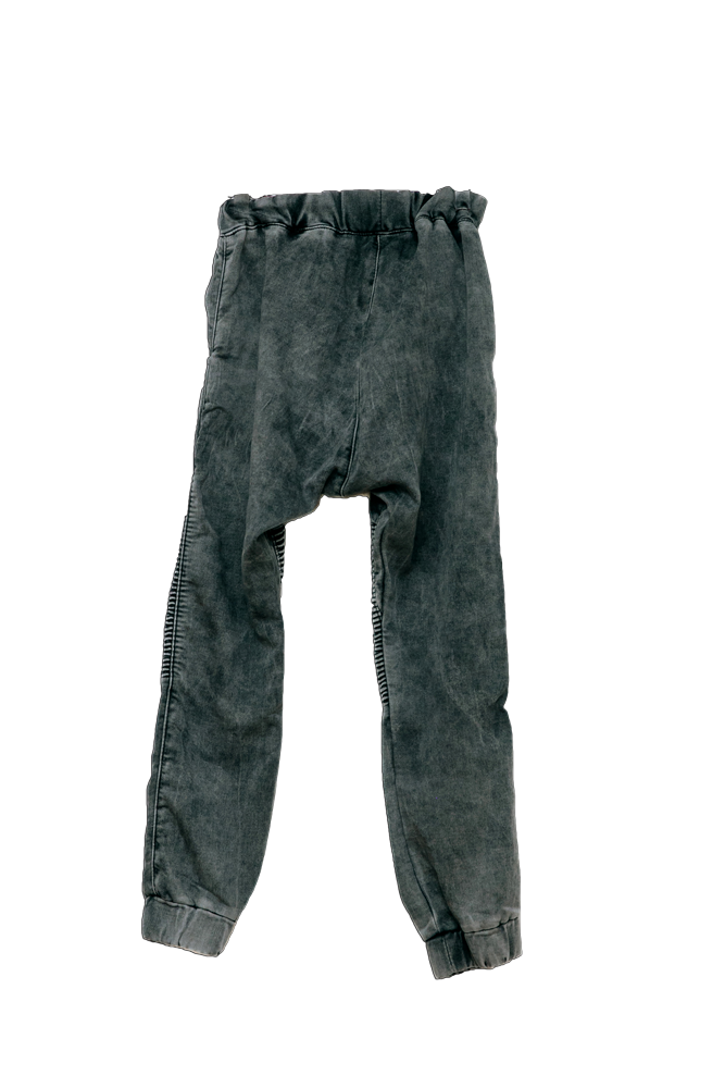  Boys Drop Crotch Joggers with Biker Knee Grey ( 9-15yrs)