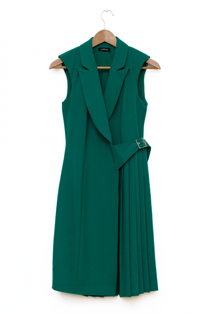 Womens pleated midi Dress