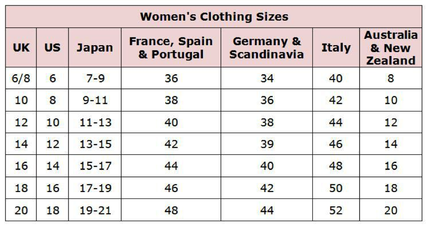 hugo boss children's size chart